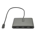 USBC2HD4 StarTech.com USB C to Quad HDMI Adapter USB-C to 4x HDMI Monitor Converter for Windows