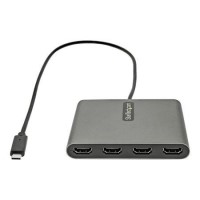 StarTech.com USB C to Quad HDMI Adapter USB-C to 4x HDMI Monitor Converter for Windows