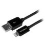 StarTech.com 15cm 6in Short Black Apple&reg; 8-pin Lightning Connector to USB Cable for iPhone / iPod 