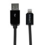 StarTech.com 3m 10ft Long Black Apple&reg; 8-pin Lightning Connector to USB Cable for iPhone / iPod / 