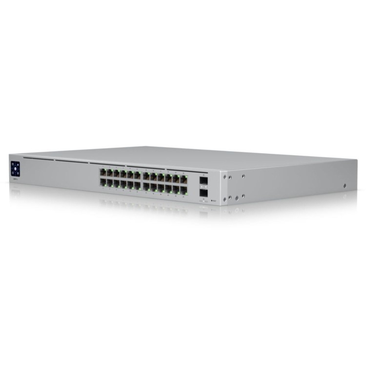 UniFi Switch PRO 24 24-Port Switch with 24 Gigabit RJ45 Ports and 2 10G SFP+ Ports Powerful Second-Generation UniFi Switching