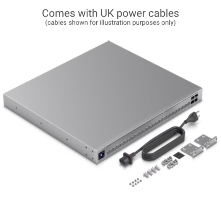 Ubiquiti UniFi Pro HD 24 L2/L3 2.5G Ethernet 1U Rack-mountable Managed Switch