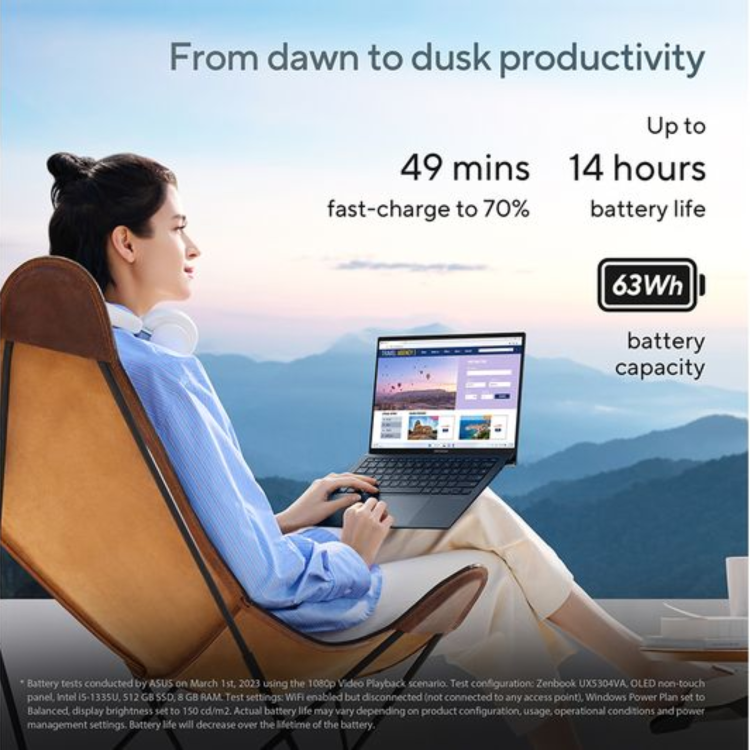 ASUS Zenbook S 13 Intel Core Ultra 7 16GB RAM 1TB SSD 13.3 Inch Windows 11 Home Laptop