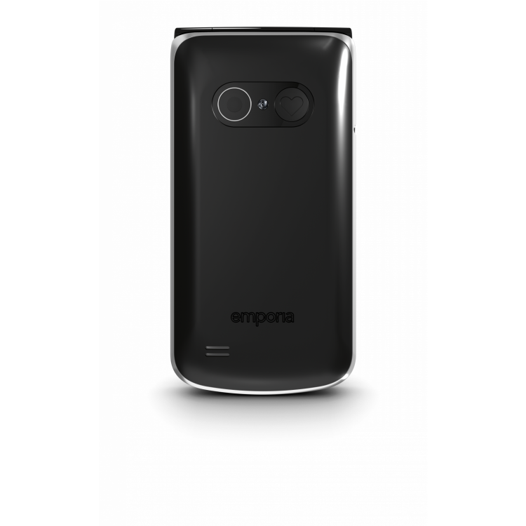 GRADE A1 - Emporia TOUCHsmart Black/Silver 3.35" Easy To Use Clamshell 4G Unlocked & SIM Free