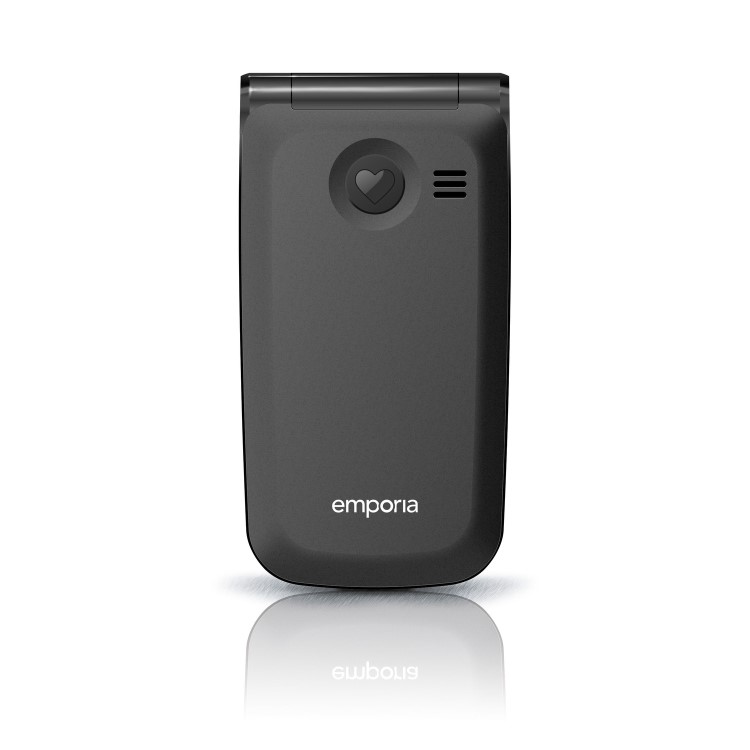 Emporia FLIP Black 2.2" Easy To Use Clamshell 2G Unlocked & SIM Free Mobile Phone