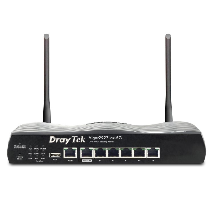 Vigor 2927LAX 5G Dual Ethernet Gigabit WAN WiFi 6 Router