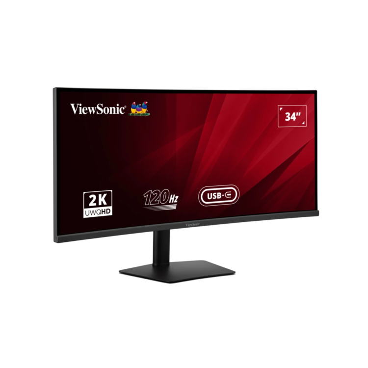 ViewSonic VA3420C 34" IPS QHD UltraWide 120Hz USB-C Hub Curved Monitor