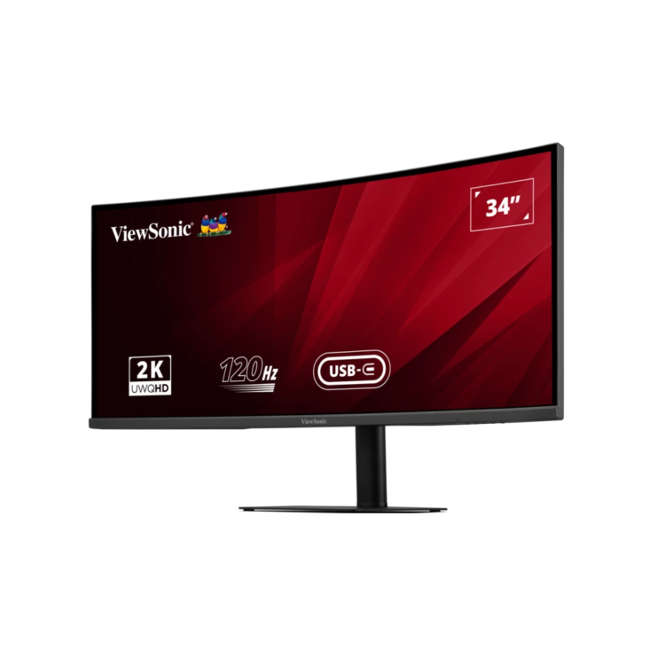 ViewSonic VA3420C 34" IPS QHD UltraWide 120Hz USB-C Hub Curved Monitor