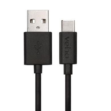 Veho Pebble 20cm USB-C Cable - Black