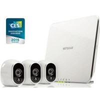 Netgear Arlo Smart Home System 3 x HD 720p Cameras Wire-Free Indoor/Outdoor with Night Vision Netgear Arlo Smart Home System 3 x HD 720p Cameras Wire-Free Indoor/Outdoor with Night Vision