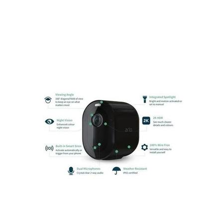 Arlo Pro3 2 Camera 2K Ultra HD NVR CCTV System