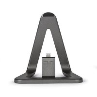 Veho DS-1 Charge and Sync Docking Station for iPhone with 1.5m Lightning Cable - Aluminium Grey Veho DS-1 Charge and Sync Docking Station for iPhone with 1.5m Lightning Cable - Aluminium Grey