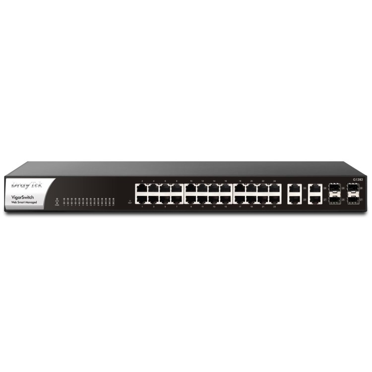 DrayTek G1282 Gigabit Ethernet Network Managed Switch