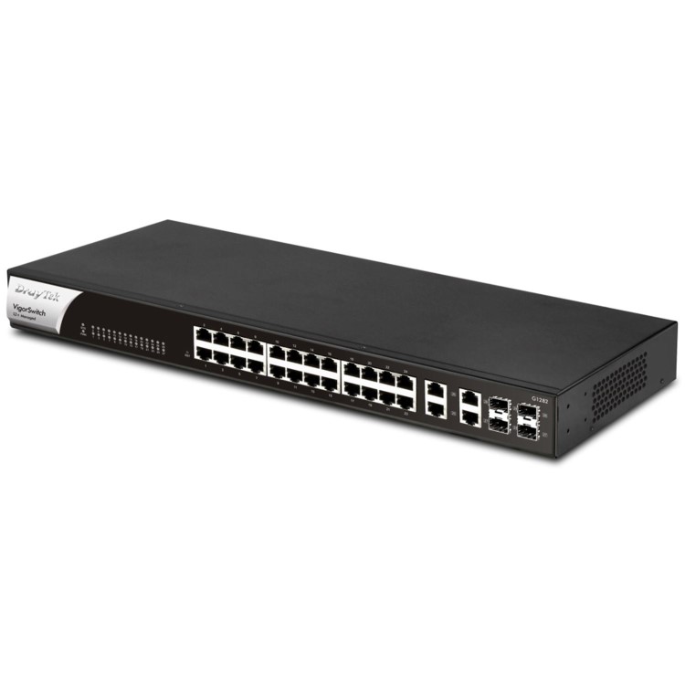 DrayTek G1282 Gigabit Ethernet Network Managed Switch