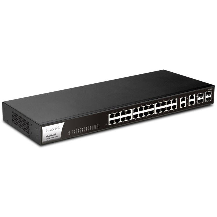 DrayTek G1282 Gigabit Ethernet Network Managed Switch