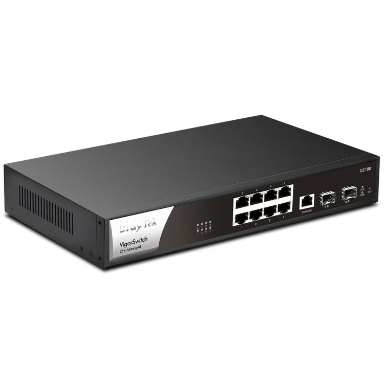 DrayTek VigorSwitch G2100 L2+ Gigabit Ethernet Network Managed Switch