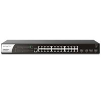 DrayTek VigorSwitch P2282x L2+ 24-Port Gigabit PoE Network Managed Switch