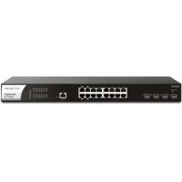 DrayTek VigorSwitch PQ2200XB 16-Port PoE Rack-mountable Managed Switch DrayTek VigorSwitch PQ2200XB 16-Port PoE Rack-mountable Managed Switch