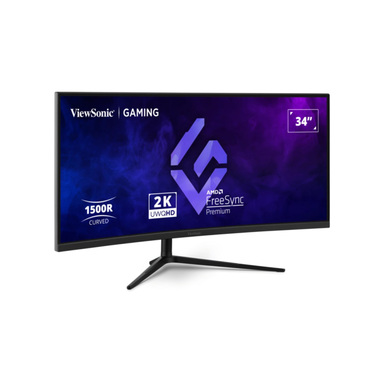 ViewSonic VX3418C-2K 34" VA QHD UltraWide 180Hz 1ms Curved Gaming Monitor