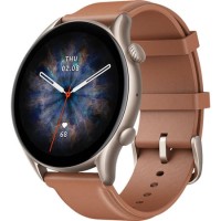 Amazfit GTR 3 Pro Smart Watch - Brown Leather