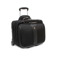 Wenger Patriot 15.6 inch Roller Triple Bag - Black
