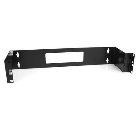 2U 19in Hinged Wall Mount Bracket for Patch Panels