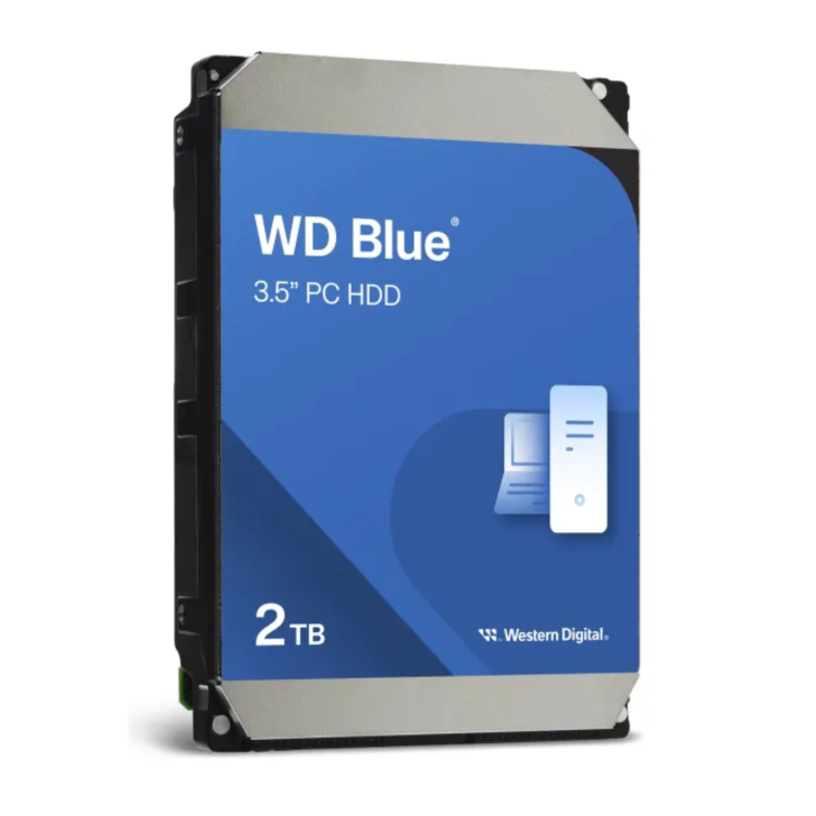 Western Digital Blue 2TB 3.5 Inch SATA 6 Gb/s Internal Hard Drive