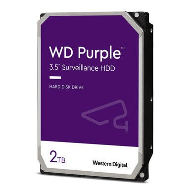 Western Digital Purple 2TB SATA III 5400RPM 3.5 Inch Internal Hard Drive