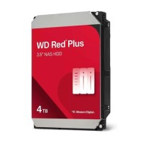Western Digital WD Red Plus - Hard drive - 4 TB - internal - 3.5" - SATA 6Gb/s - 5400 rpm - buffer_ 128 MB