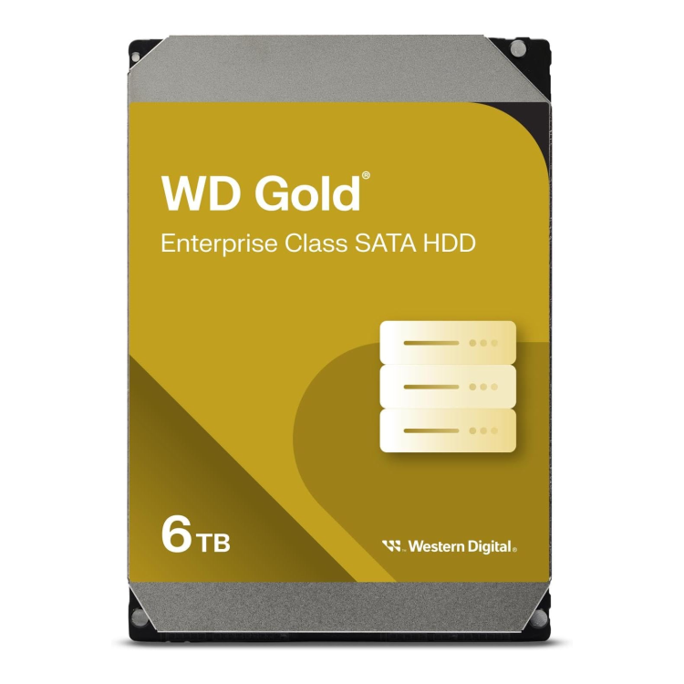 Western Digital WD Gold WD6004FRYZ - Hard drive - Enterprise - 6 TB - internal - 3.5" - SATA 6Gb/s - 7200 rpm - buffer_ 256 MB
