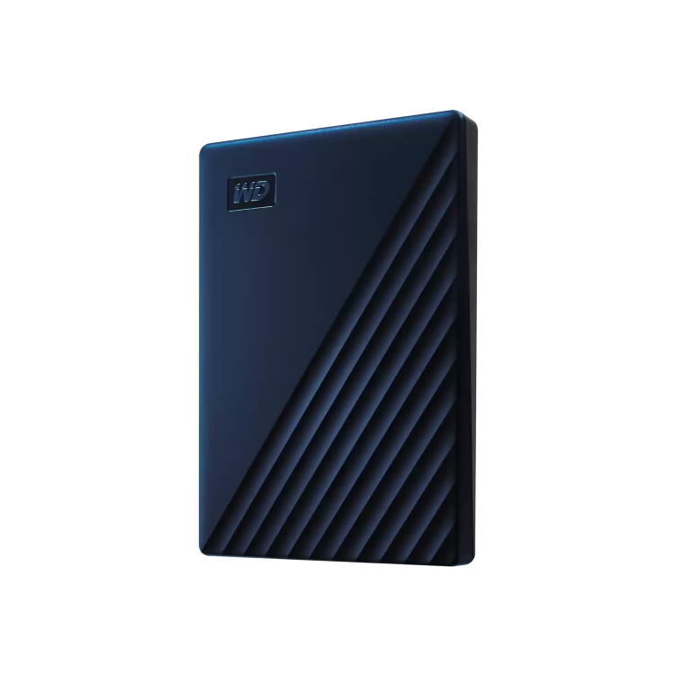 Western Digital My Passport Blue for Mac 4TB USB 3.2 Gen 1 Portable External Hard Drive