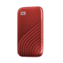 Western Digital My Passport 1TB USB 3.2 Gen 2 Portable External SSD - Red