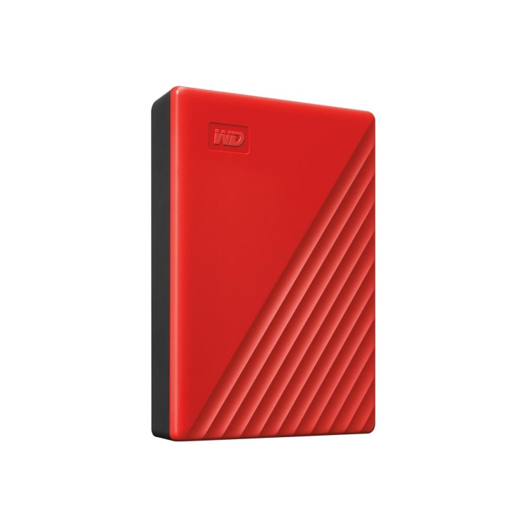 Western Digital My Passport 4TB USB 3.2 Gen 1 Portable External Hard Drive Red
