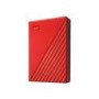 Western Digital My Passport 4TB USB 3.2 Gen 1 Portable External Hard Drive Red