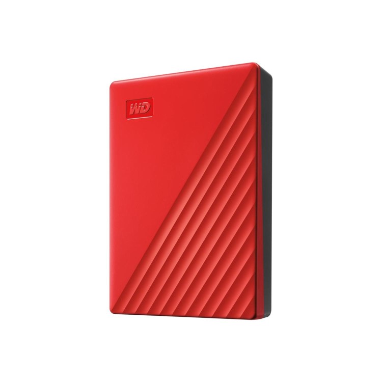Western Digital My Passport 4TB USB 3.2 Gen 1 Portable External Hard Drive Red