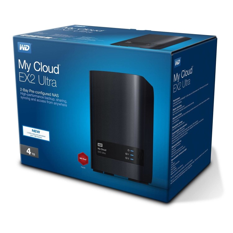 Western Digital MyCloud EX2 Ultra -  2x2TB - NAS
