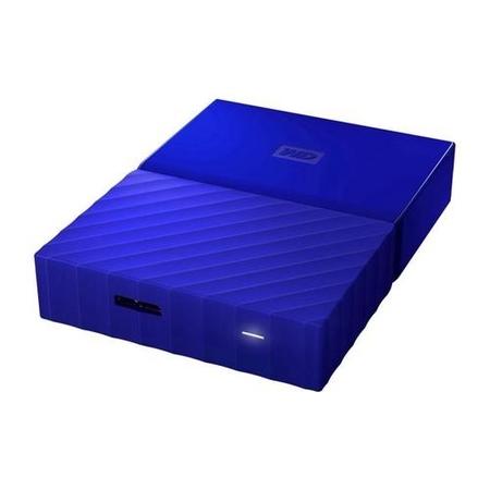 Western Digital My Passport 4TB Portable Hard Drive in Blue