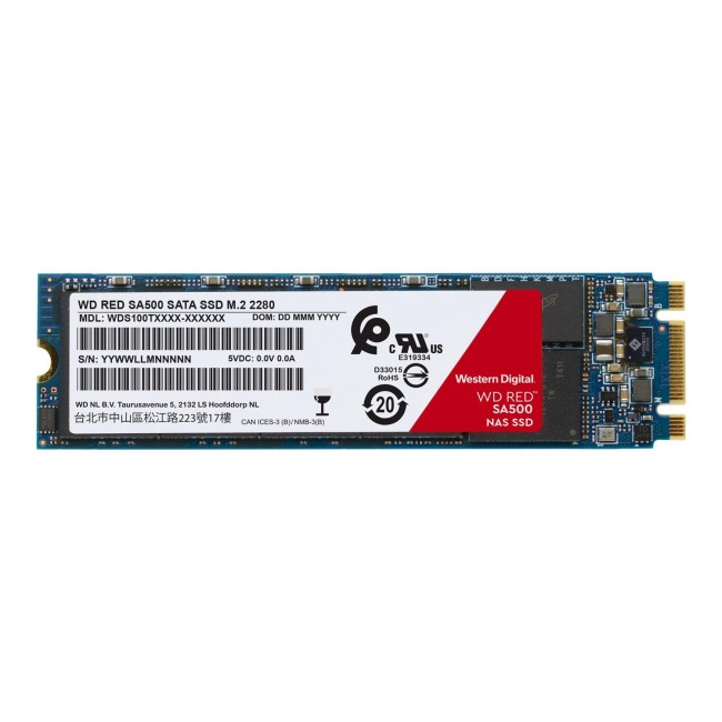 Western Digital Red SA500 NAS 1TB 2.5 Inch M.2 SATA Internal SSD