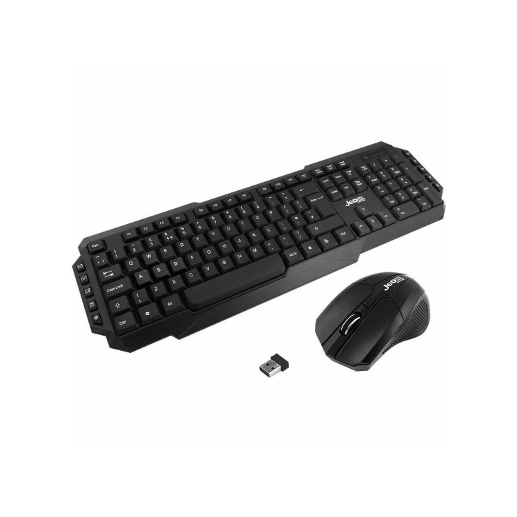 Wireless Keyboard & Mouse in Black 