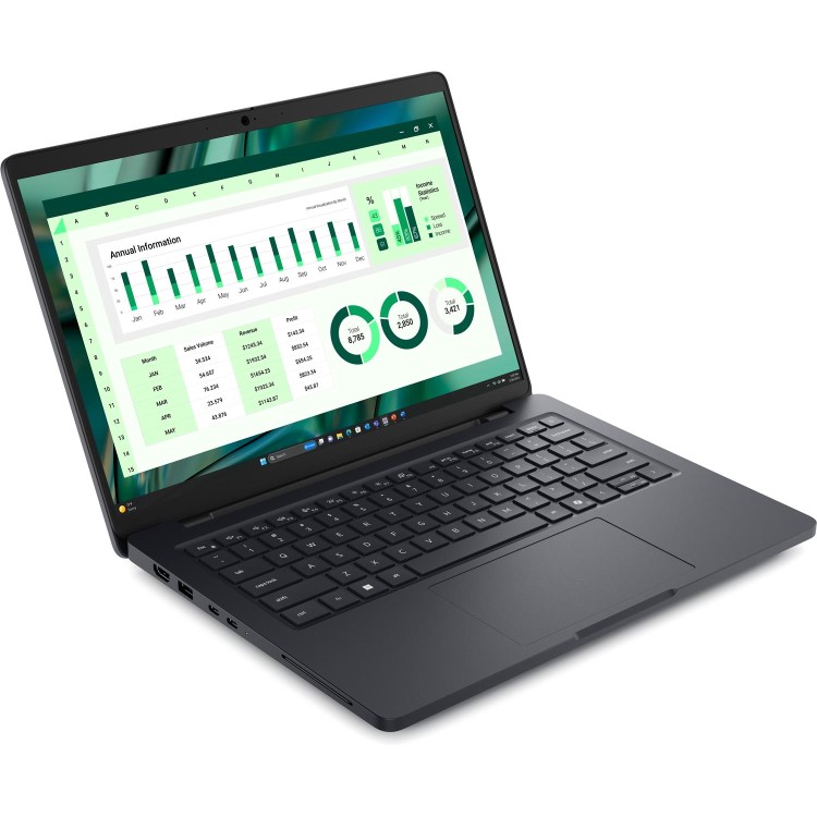 Intel Core Ultra 7 265H (24MB Cache), 16GB LPDDR5x-SDRAM, 512GB SSD, 14" Full HD+ 1920 x 1200 WVA, Intel Arc 140T, NVIDIA RTX PRO 500 Blackwell (6GB GDDR7), LAN, WLAN, Webcam, Windows 11 Pro 64-b