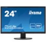 Iiyama 24" Black Bezel Full HD LED LCD Display 1920 x 1080 1 x DVI and 1 x HDMI Connection
