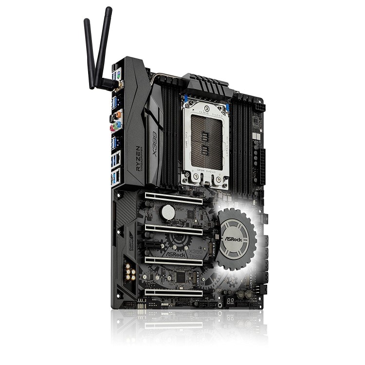 Asrock X399 TAICHI AMD X399 TR4 ATX 8 DDR4 XFire/SLI Wi-Fi Dual GB LAN RGB Lighting