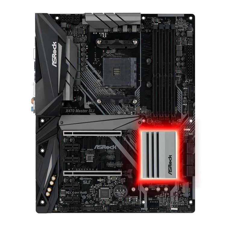 Asrock X470 MASTER SLI AMD Socket AM4 ATX Motherboard