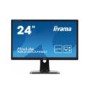 Iiyama XB2483HSU-B1 24" LCD LED-Backlit Height Adjustable Monitor Full HD 1920 x 1080 16_9 Black Bezel 2 x 2W Built-In Speakers DVI-D HDMI.