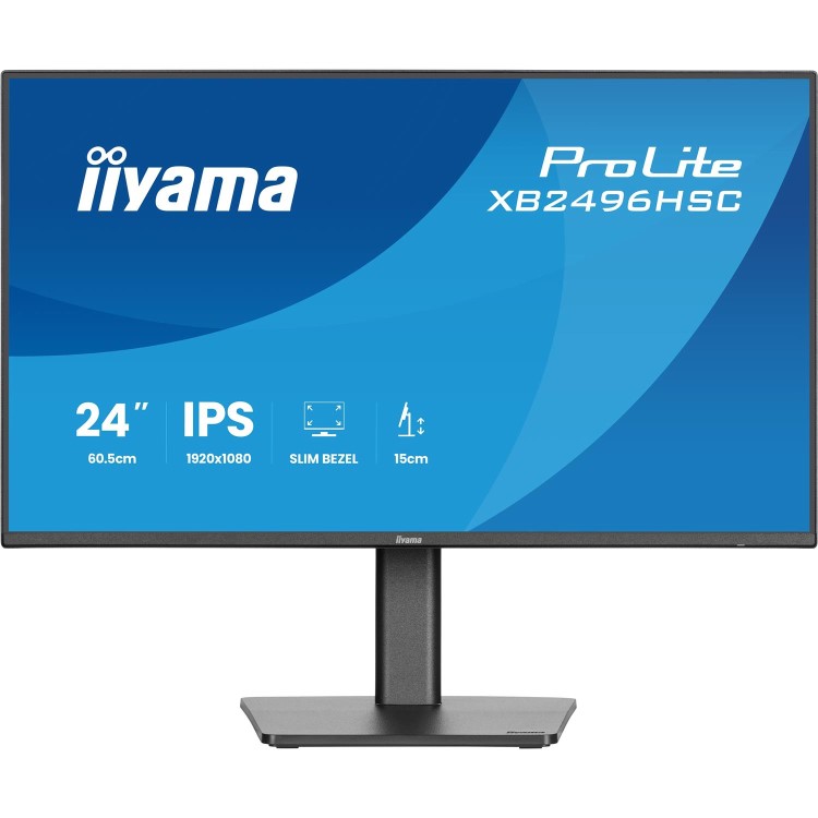 iiyama ProLite XB2496HSC 24" IPS Full HD 144Hz USB-C Height-Adjustable Monitor