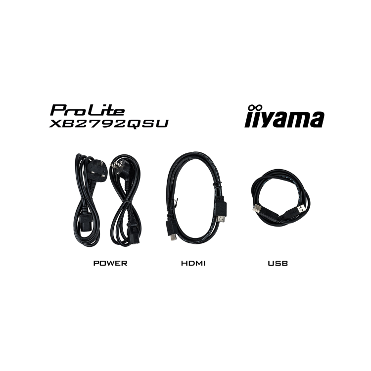iiyama ProLite XB2792QSU 27" IPS QHD 120Hz Height-Adjustable Monitor