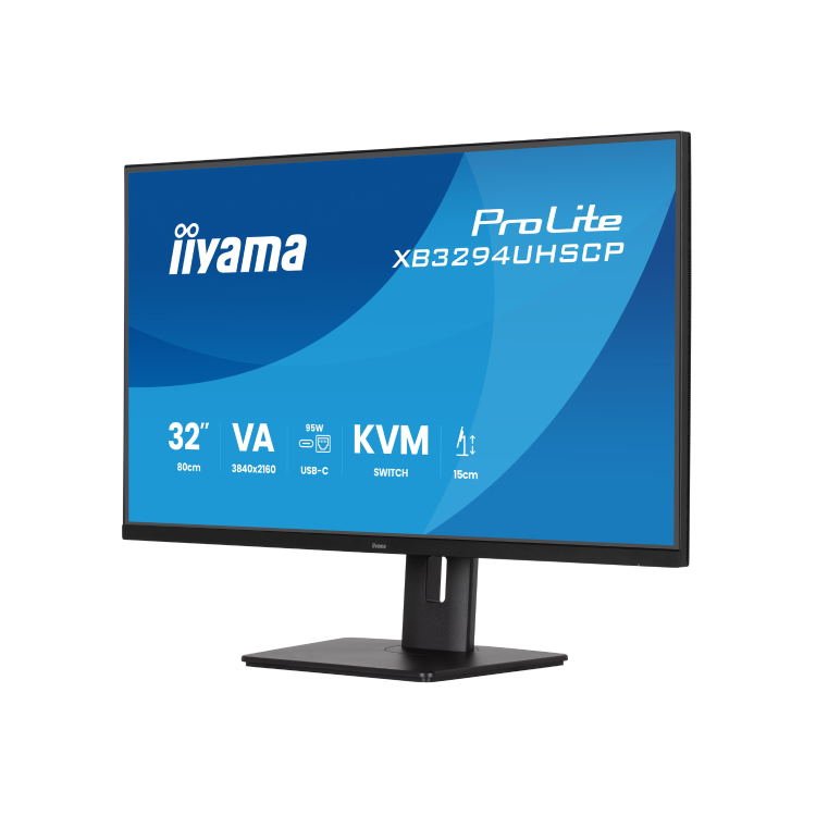 iiyama ProLite XB3294UHSCP 32" VA 4K UHD USB-C Height-Adjustable Monitor