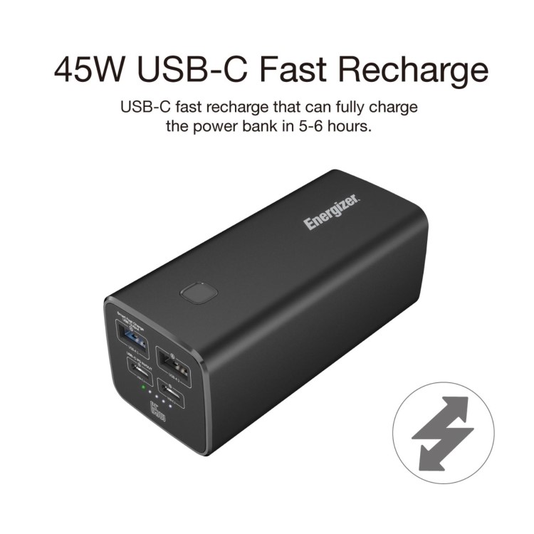 Energizer XP20004PD 20000mAh 65W PD Power Bank