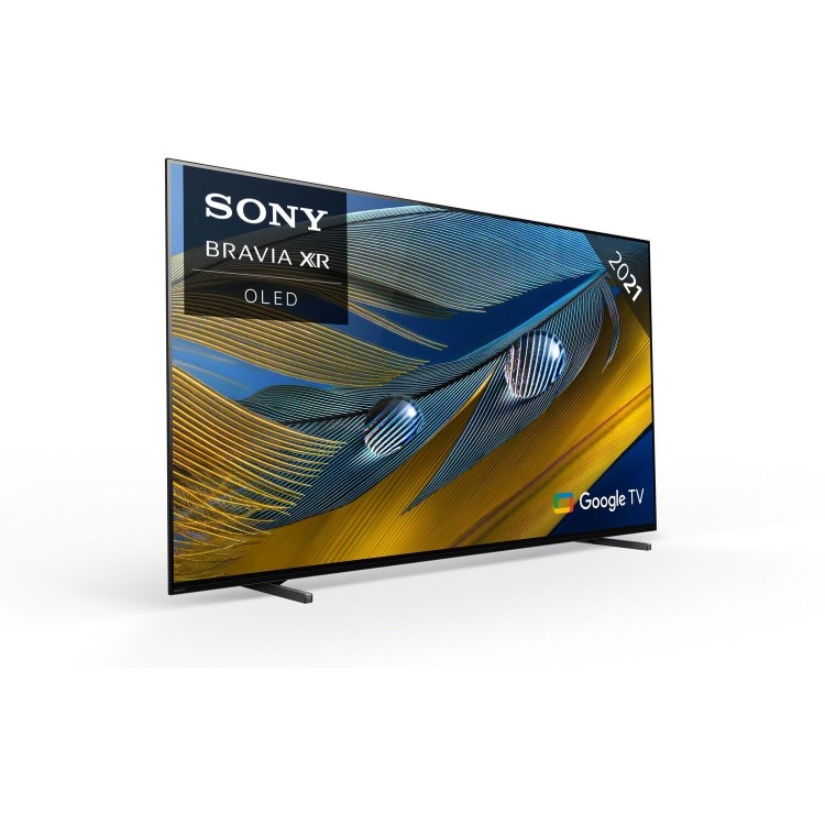 Refurbished GRADE A1 - Refurbished Sony BRAVIA XR A80J 55"4K Ultra HD with HDR10 OLED Freesat HD Smart TV