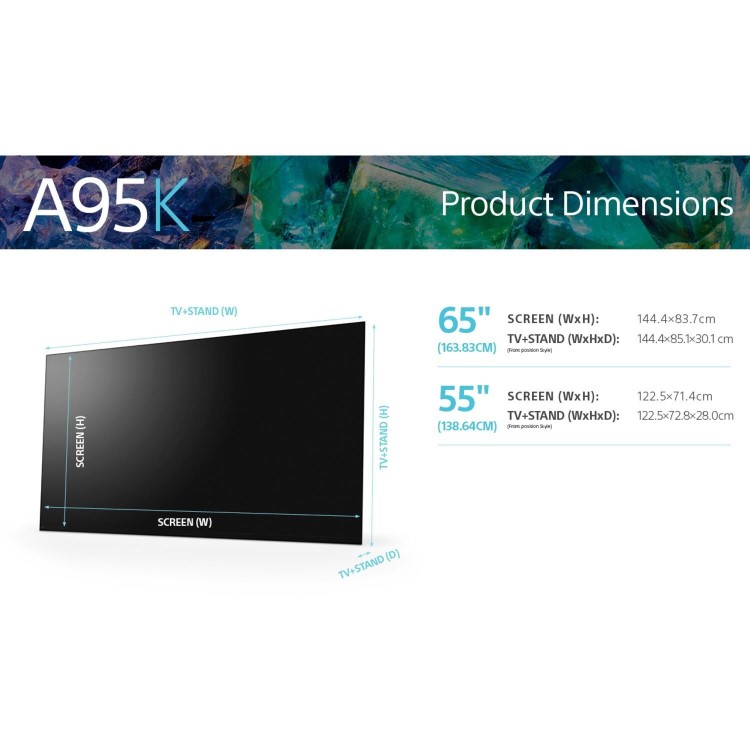 Sony 55" A95K BRAVIA XR OLED 4K HDR Google TV